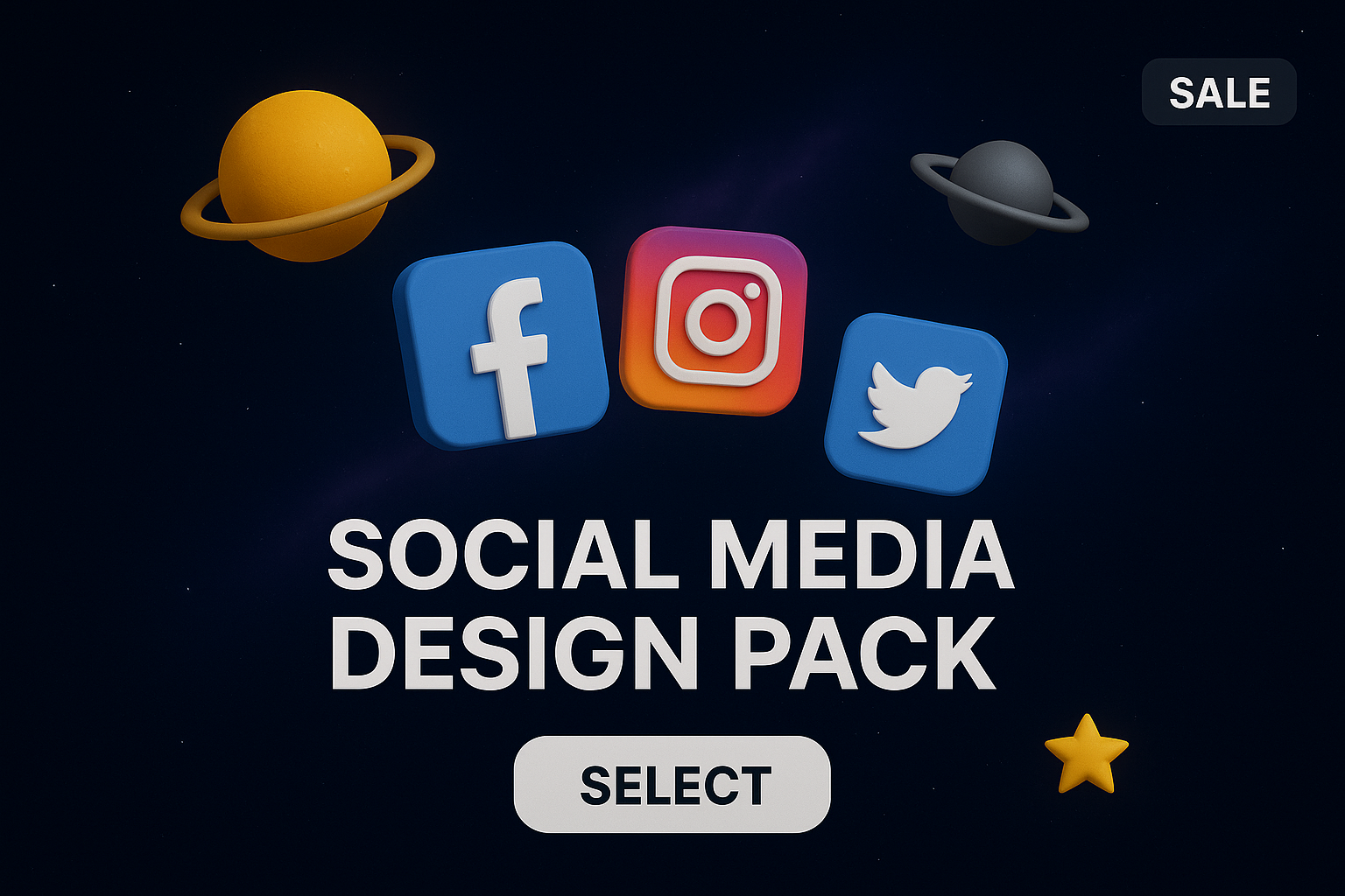 Social media design pack